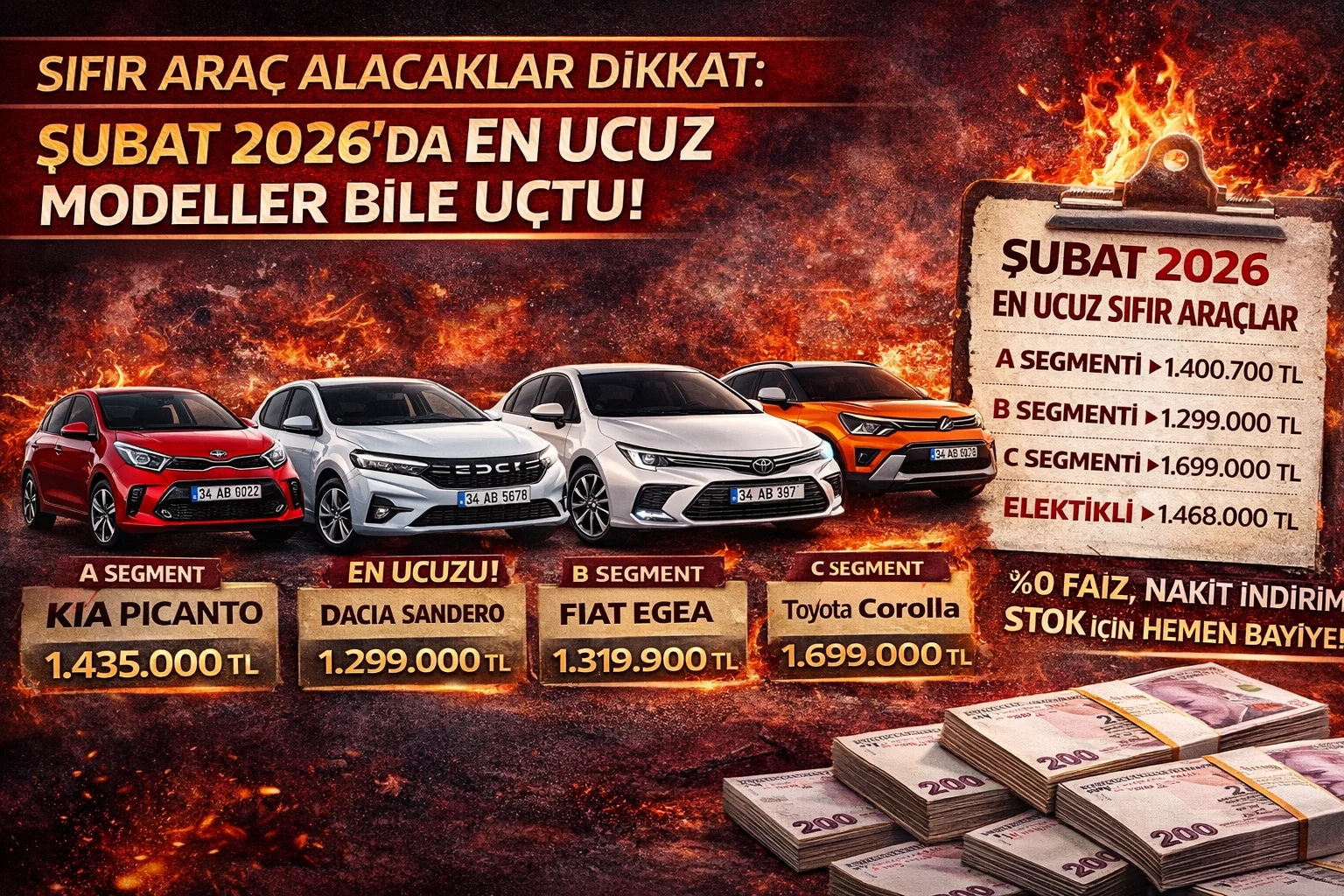 Sıfır Ticari Araç Fiyatları 2026