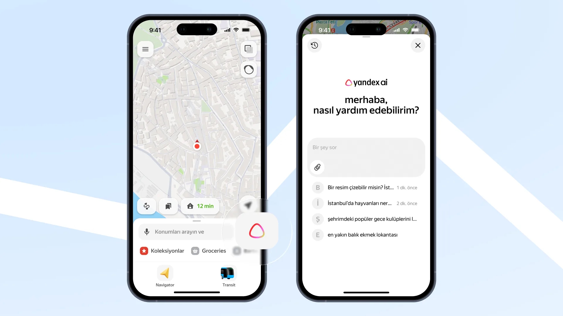 Yandex Haritalar Yepyle Akıllı Rehbere Dönüşüyor