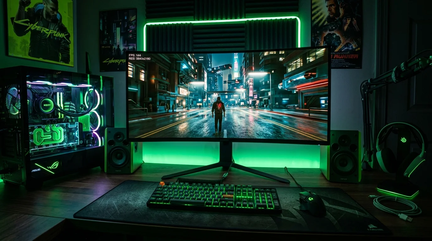 4K Oyun ve Monitör Kurulumu Performans Testi